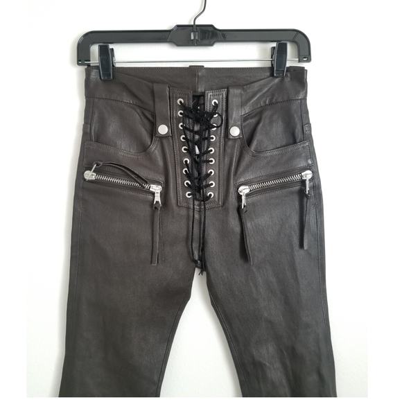 BEN TAVERNITI UNRAVEL PROJECT Leather Pants - Picture 8 of 16